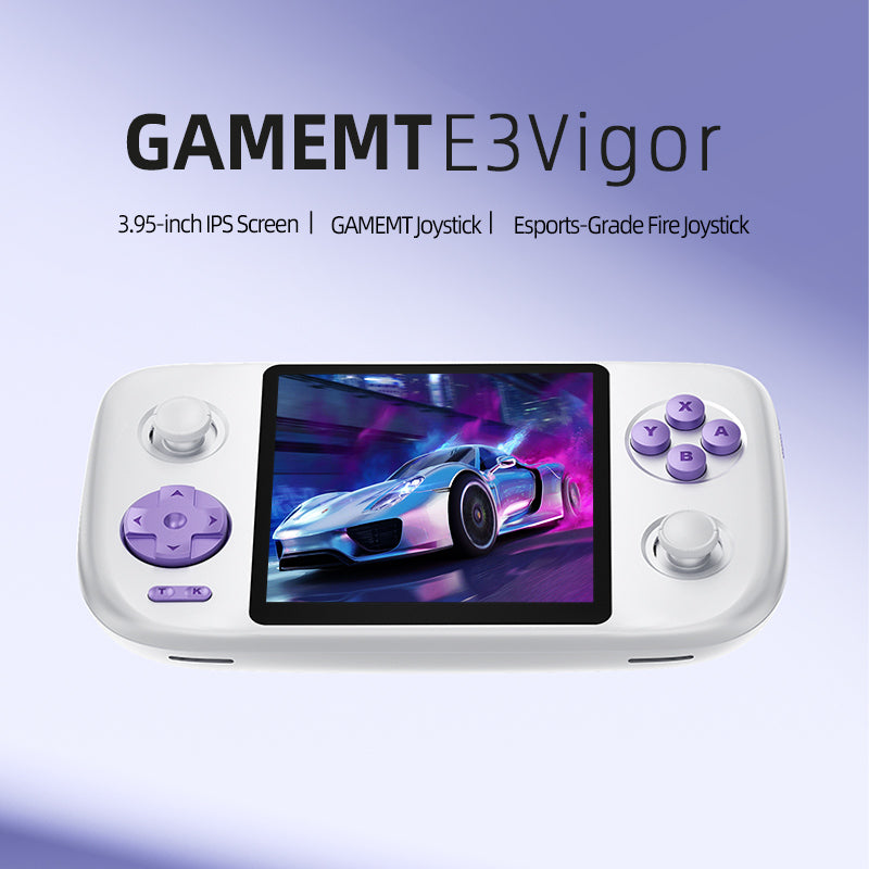 NEW GAMEMT E3 Vigor 3.95-inch IPS Screen ARM CORTEX-A7 Retro Handheld Game Console