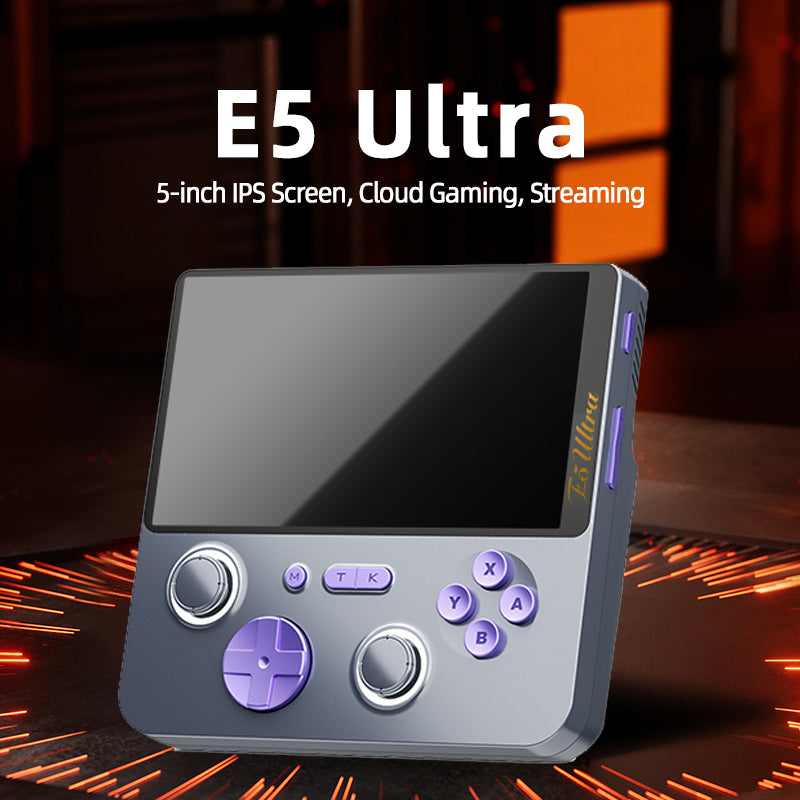 GAMEMT E5 Ultra 5-inch T620 Chip 6+128GB Android Handheld Game Console