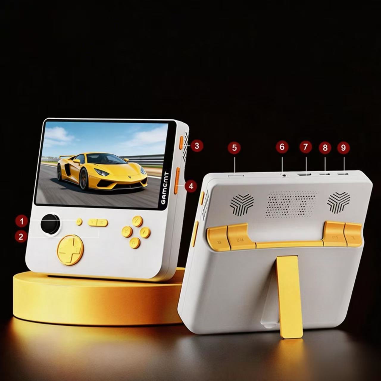 GAMEMT E5 5-inch ARM Cortex-A7 Regular Edition Retro Game Handheld Console
