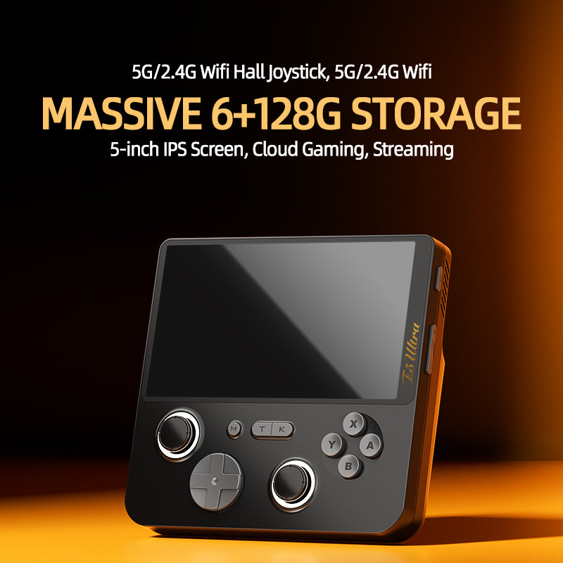 GAMEMT E5 Ultra 5-inch T620 Chip 6+128GB Android Handheld Game Console